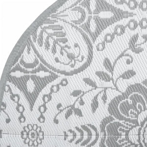 Tappeto da Esterno ARAKIL Grigio Chiaro Ø160 cm in PP 368495