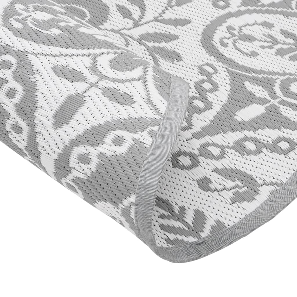 Tappeto da Esterno ARAKIL Grigio Chiaro Ø160 cm in PP 368495