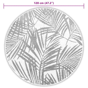 Tappeto da Esterno ARAKIL Verde Ø120 cm in PP