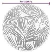 Tappeto da Esterno ARAKIL Verde Ø120 cm in PP 368510