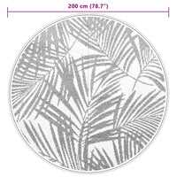 Tappeto da Esterno ARAKIL Verde Ø200 cm in PP 368512