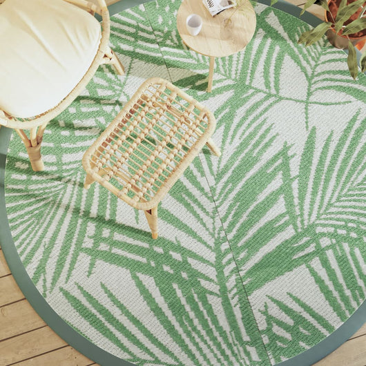 Tappeto da Esterno ARAKIL Verde Ø200 cm in PP 368512