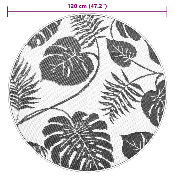 Tappeto da Esterno ARAKIL Verde Ø120 cm in PP 368518