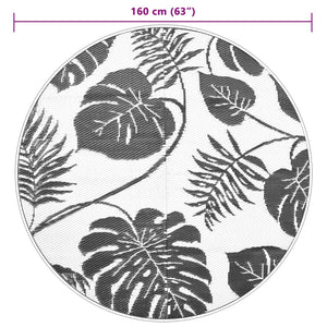 Tappeto da Esterno ARAKIL Verde Ø160 cm in PP 368519