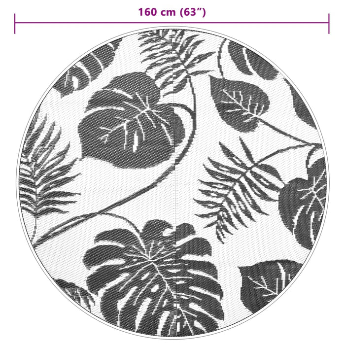 Tappeto da Esterno ARAKIL Verde Ø160 cm in PP 368519