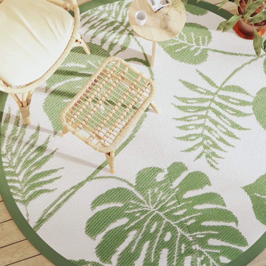 Tappeto da Esterno ARAKIL Verde Ø200 cm in PP 368520