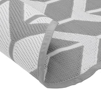 Tappeto da Esterno ARAKIL Grigio Ø120 cm in PP