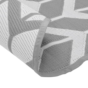 Tappeto da Esterno ARAKIL Grigio Ø120 cm in PP 368522