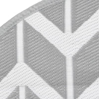 Tappeto da Esterno ARAKIL Grigio Ø120 cm in PP