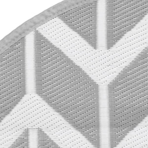 Tappeto da Esterno ARAKIL Grigio Ø160 cm in PP