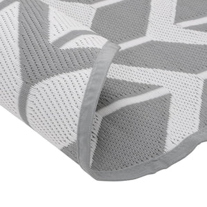 Tappeto da Esterno ARAKIL Grigio Ø200 cm in PP