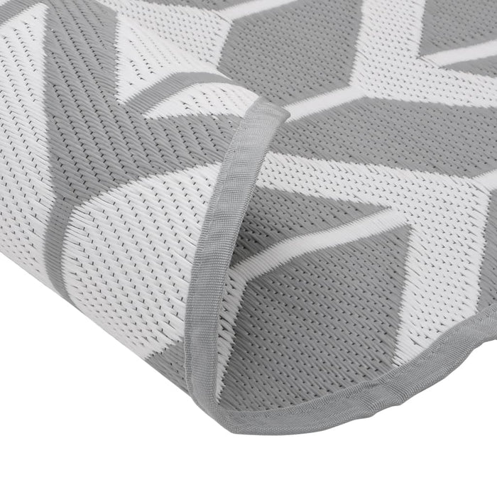 Tappeto da Esterno ARAKIL Grigio Ø200 cm in PP