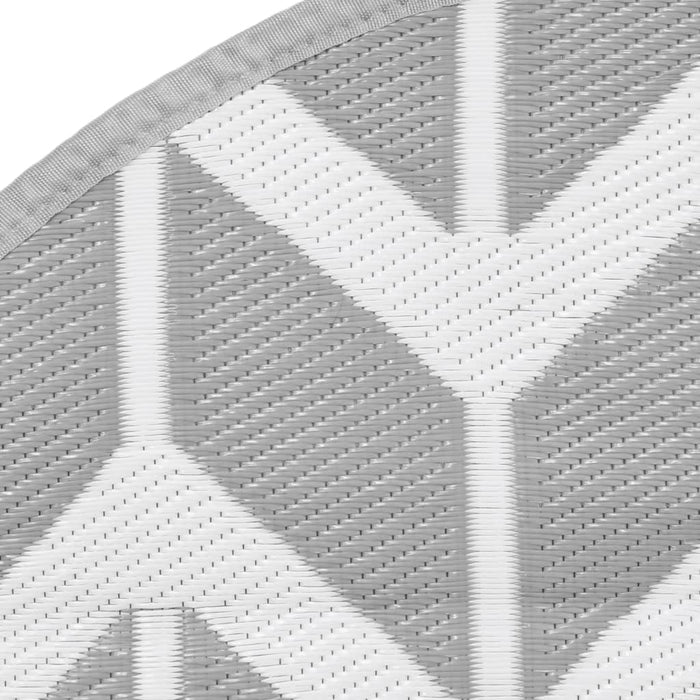 Tappeto da Esterno ARAKIL Grigio Ø200 cm in PP 368524