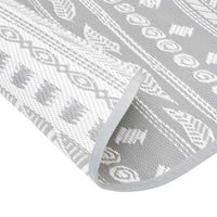 Tappeto da Esterno ARAKIL Grigio Ø120 cm in PP