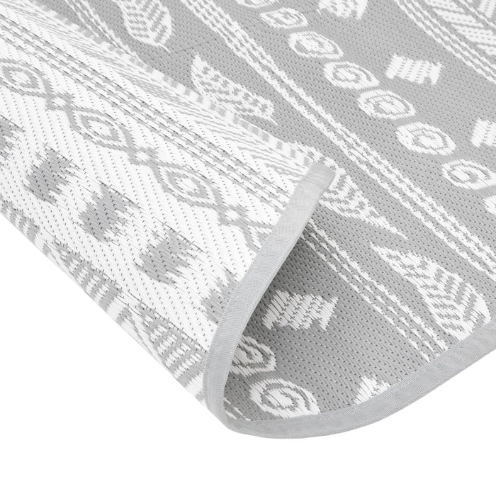 Tappeto da Esterno ARAKIL Grigio Ø200 cm in PP 368532