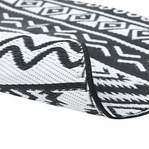 Tappeto da Esterni ARAKIL Nero Ø200 cm in PP