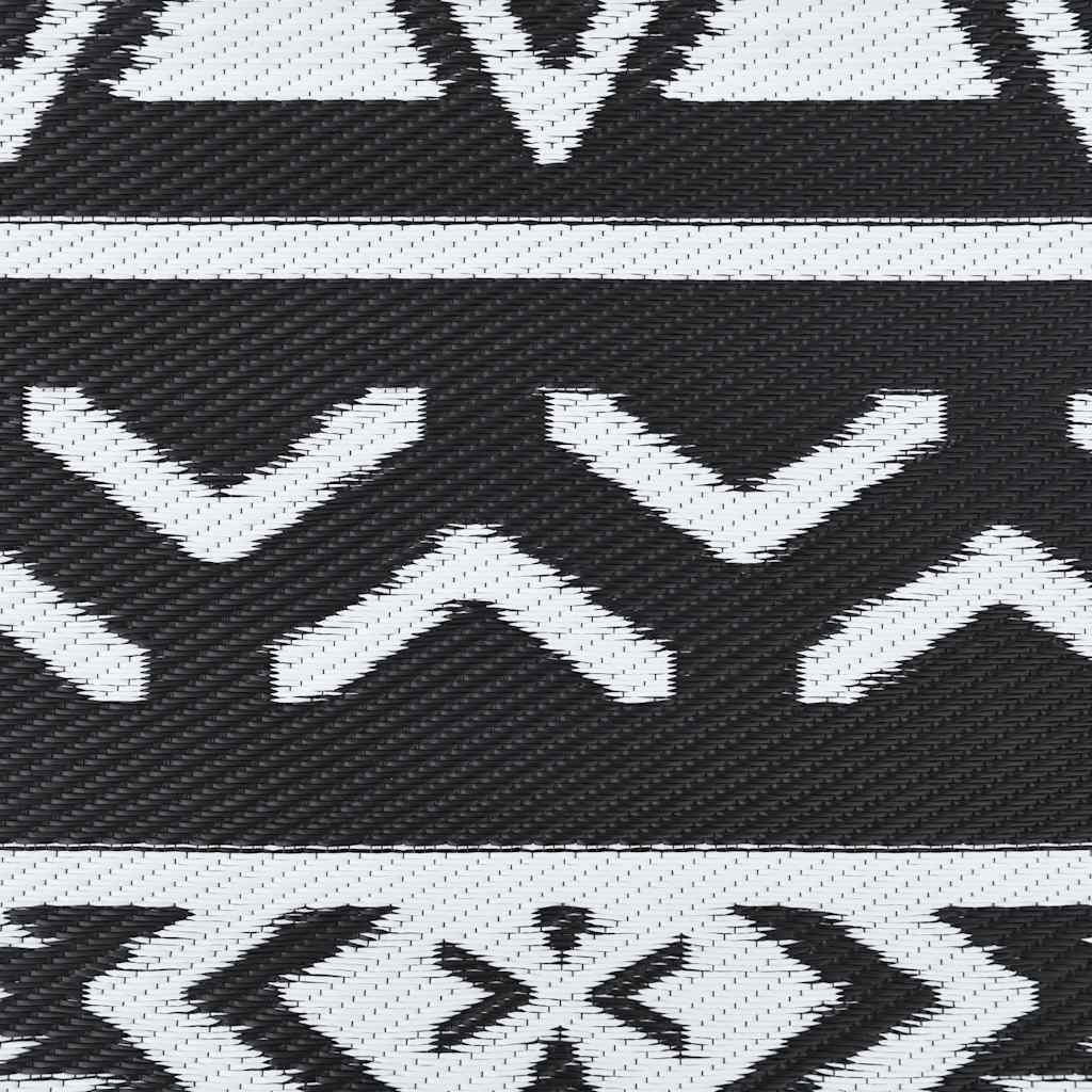 Tappeto da Esterni ARAKIL Nero Ø200 cm in PP