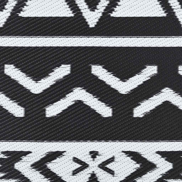 Tappeto da Esterni ARAKIL Nero Ø200 cm in PP