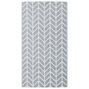 Tappeto da Esterni ARAKIL Grigio 80x150 cm in PP 368541