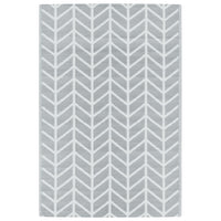 Tappeto da Esterni ARAKIL Grigio 120x180 cm in PP