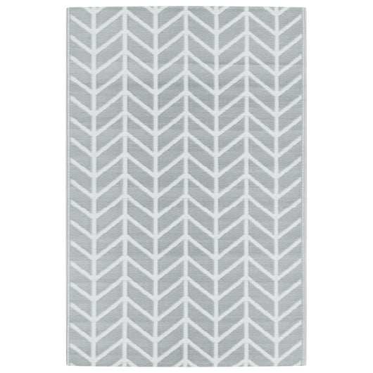 Tappeto da Esterni ARAKIL Grigio 120x180 cm in PP 368542