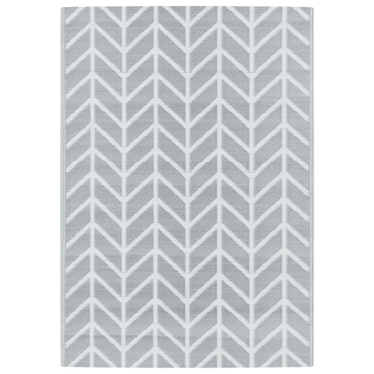 Tappeto da Esterni ARAKIL Grigio 140x200 cm in PP