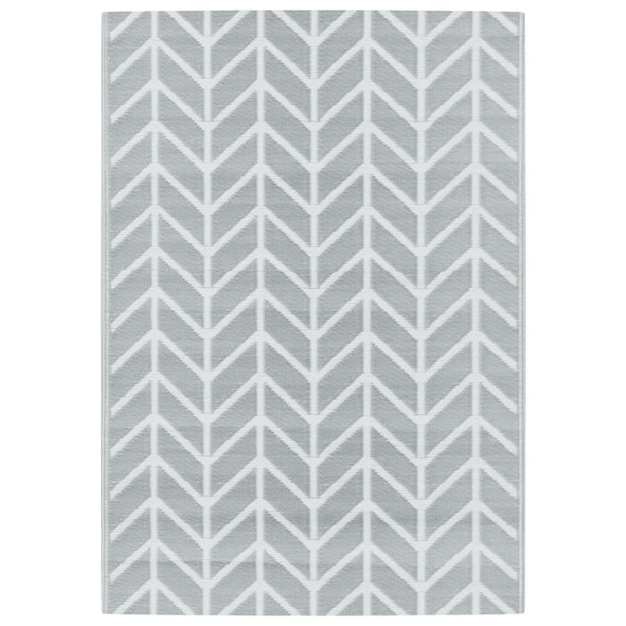 Tappeto da Esterni ARAKIL Grigio 140x200 cm in PP