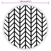 Tappeto da Esterno ARAKIL Grigio Ø120 cm in PP 368548