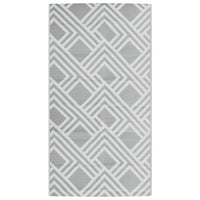 Tappeto da Esterni ARAKIL Grigio 80x150 cm in PP 368561