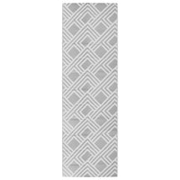 Tappeto da Esterni ARAKIL Grigio 80x250 cm in PP 368565