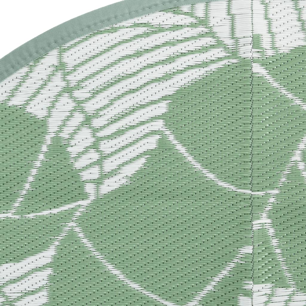 Tappeto da Esterno ARAKIL Verde Ø120 cm in PP