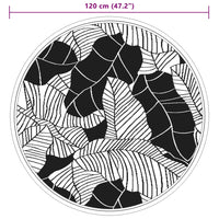 Tappeto da Esterno ARAKIL Verde Ø120 cm in PP 368588