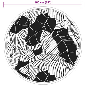 Tappeto da Esterno ARAKIL Verde Ø160 cm in PP