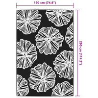 Tappeto da Esterno Verde 190x290 cm in PP 368594