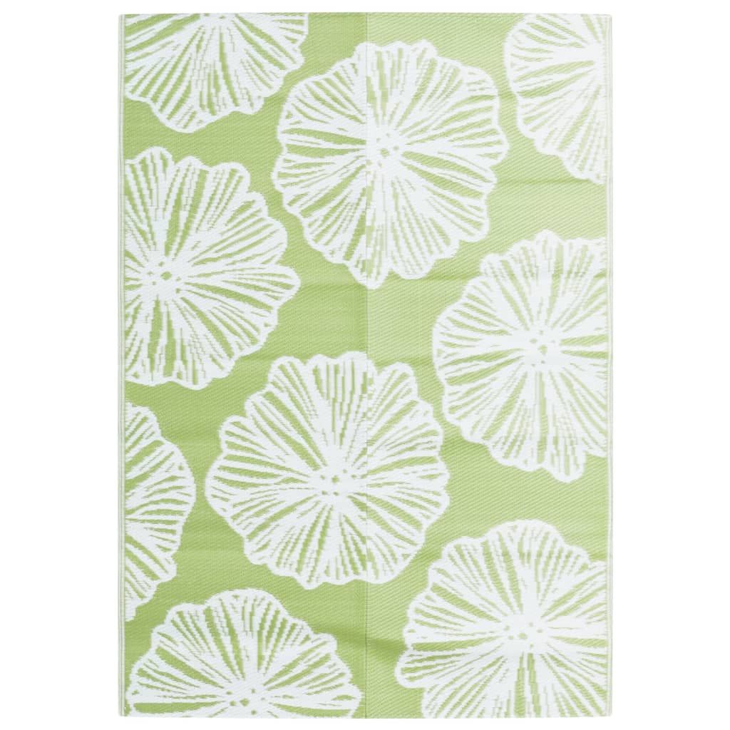 Tappeto da Esterno Verde 140x200 cm in PP 368596