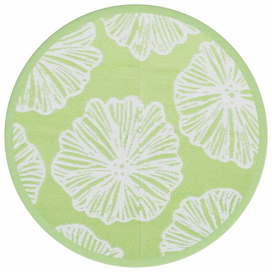 Tappeto da Esterno ARAKIL Verde Ø160 cm in PP