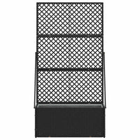 Fioriera Nero 70 x 30 x 135 cm Metallo 366616