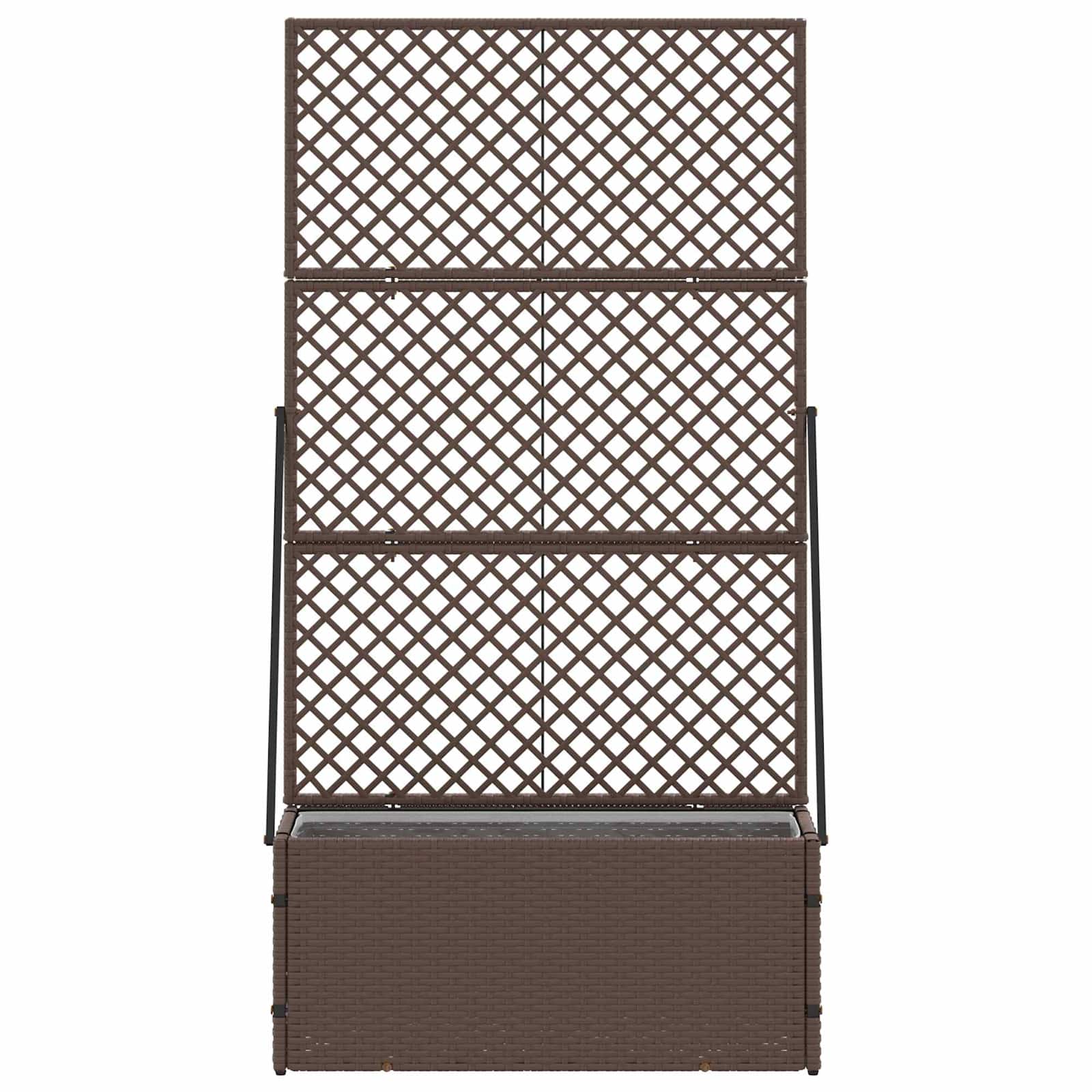 Fioriera Marrone 70 x 30 x 135 cm Metallo 366619