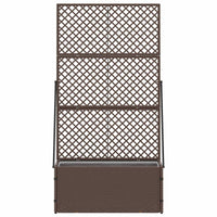 Fioriera Marrone 70 x 30 x 135 cm Metallo 366619