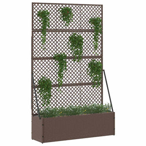 Fioriera Marrone 105 x 30 x 170 cm Metallo 366620