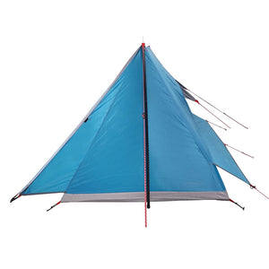 Tenda da Campeggio per 2 Persone Blu Impermeabile 94529