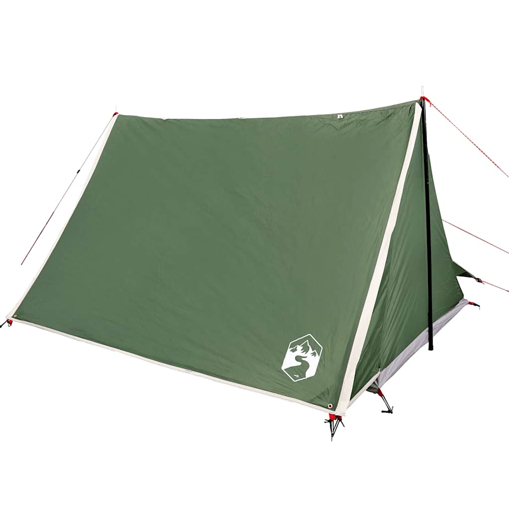 Tenda da Campeggio per 2 Persone Verde Impermeabile 94530