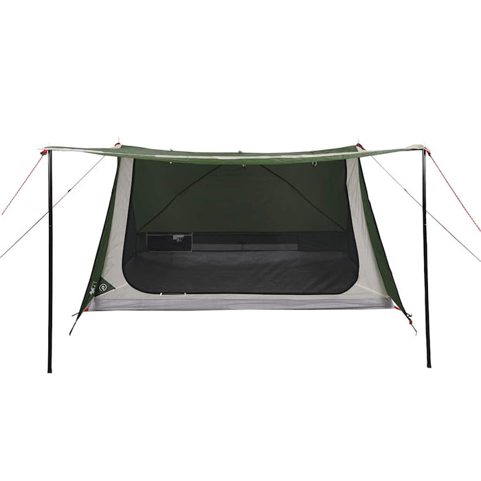 Tenda da Campeggio per 2 Persone Verde Impermeabile 94530