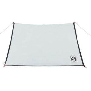 Tenda Campeggio 2 Persone Bianca Tessuto Oscurante Impermeabile 94532
