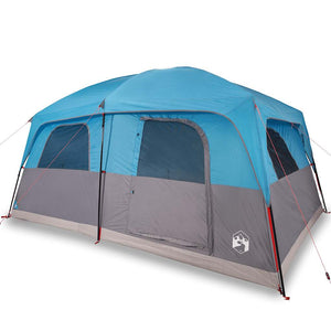 Tenda Familiare Cabina per 10 Persone Blu Impermeabile 94534