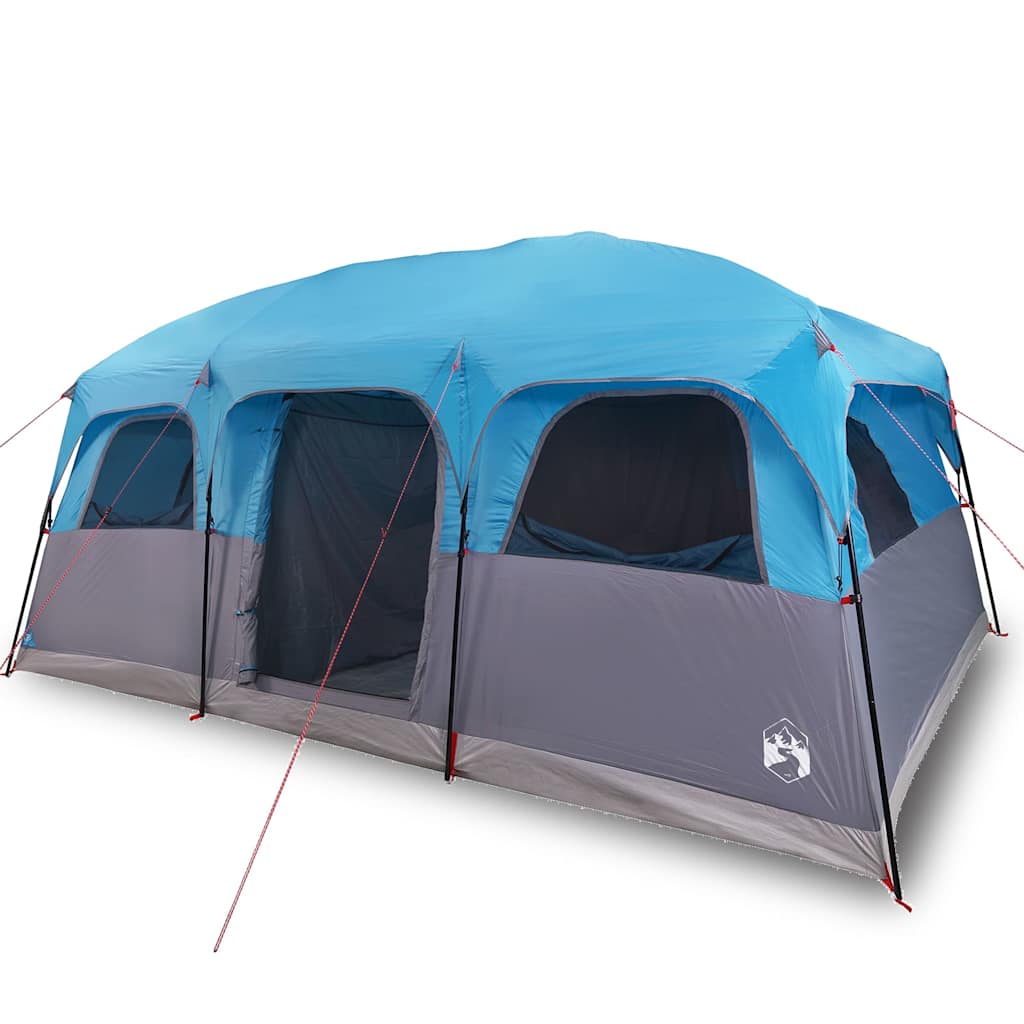 Tenda Familiare Cabina per 9 Persone Blu Impermeabile 94540