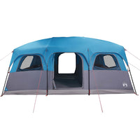 Tenda Familiare Cabina per 9 Persone Blu Impermeabile 94540