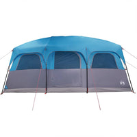 Tenda Familiare Cabina per 9 Persone Blu Impermeabile 94540