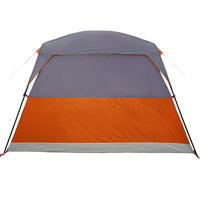 Tenda da Campeggio a Cabina 4 Persone Arancione Impermeabile 94544
