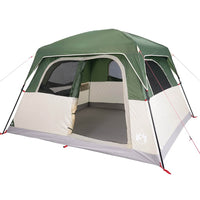 Tenda Familiare Cabina per 6 Persone Verde Impermeabile 94545
